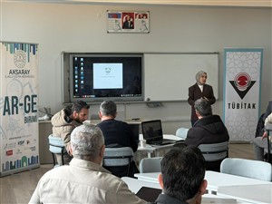 Bölümümüz Öğretim Üyesi TÜBİTAK Proje Hazırlama, Yazma ve Uygulama Hizmet İçi Eğitim Kursu Verdi