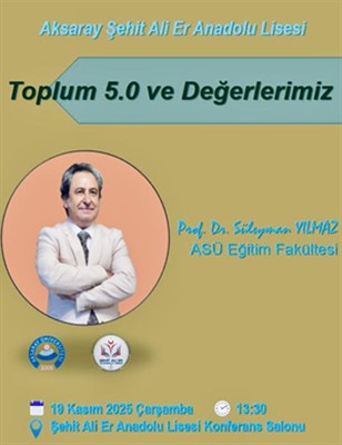 Toplum 5.0 ve Değerlerimiz